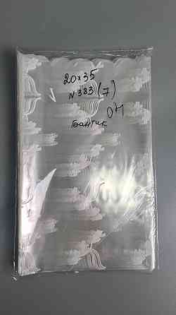 Пакет з малюнком для пакування подарунків (20*35) No383 (7) (ажурний) "Бантик" (100 шт) Харків
