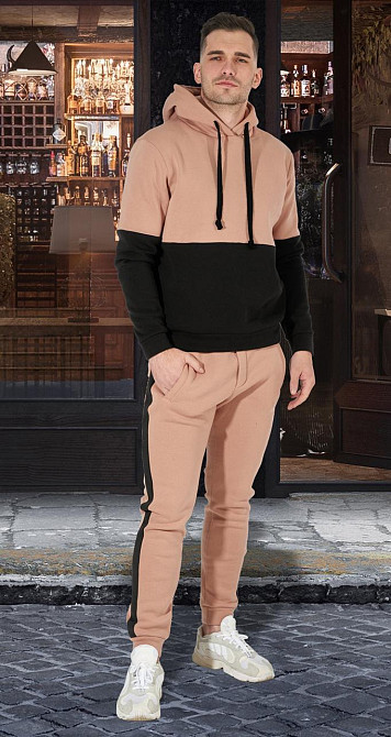 Двухцветный тёплый костюм на флисе (52) Киев - изображение 1