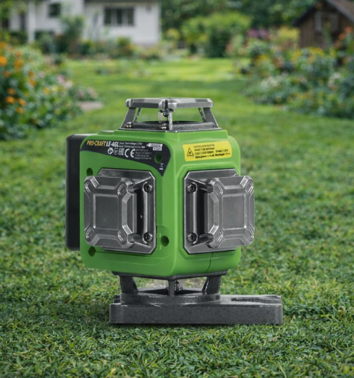 Рівень лазерний нівелір 16 променів Procraft LE-4GL,лазерний рівень акумуляторний  з зеленим діодом 1 АкБ Львів - фото 11