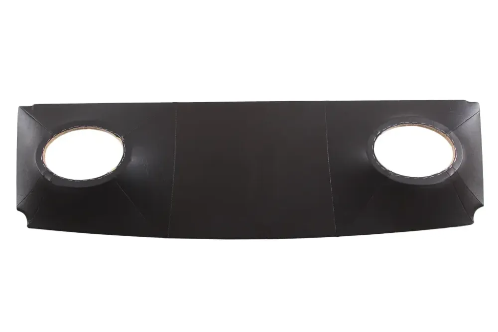 Полка багажника 21099 АвтоКомфорт под колонки кожзам черный Винница - изображение 1