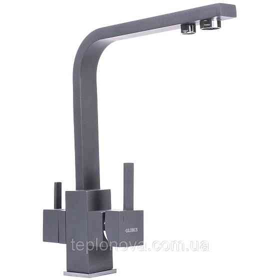 Смеситель для кухни под осмос Globus Lux LAZER GLLR-0111-3-TITANIUM Черновцы
