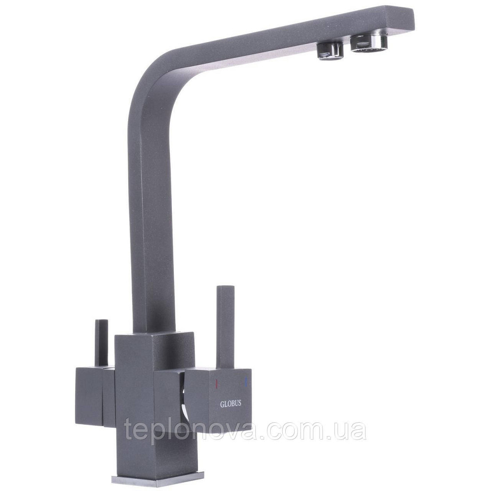 Змішувач для кухні під осмос Globus Lux LAZER GLLR-0111-3-TITANIUM Чернівці - фото 2