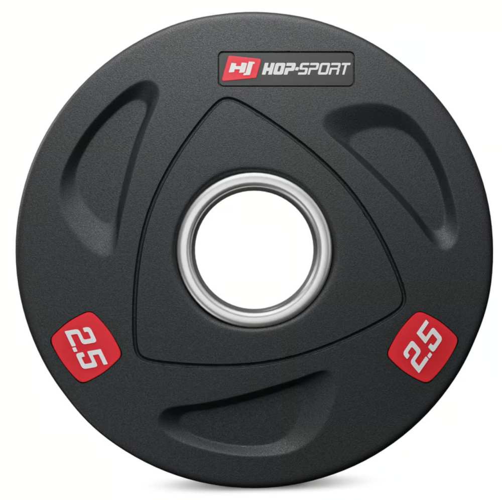 Диск олімпійський Hop-Sport 2,5кг Київ - фото 2