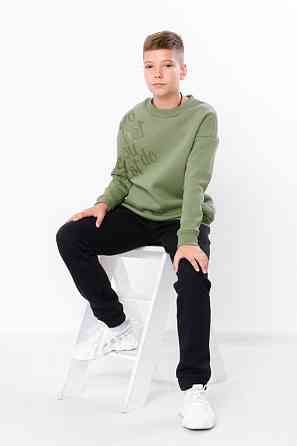 Теплі штани для хлопчика-підлітка, тринитка, топ 134 Крохатушка одяг Київ