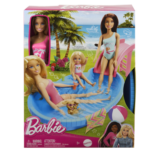 Ігровий набір Barbie Розваги у басейні (HRJ74) Чернігів - фото 3