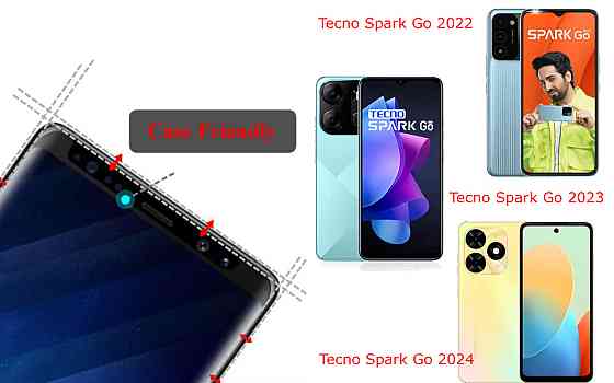 Захисне скло HyperGlass Pro для Tecno Spark Go 2022, Go 2023, Go 2024 – максимальна чутливість та захист Київ