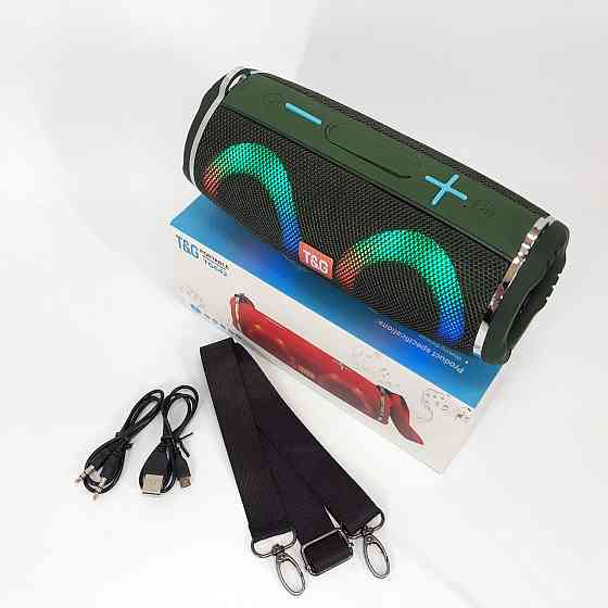 Портативна колонка зі світлодіодним підсвічуванням TG642, Портативна акустична bluetooth колонка OU-76 Івано-Франківськ