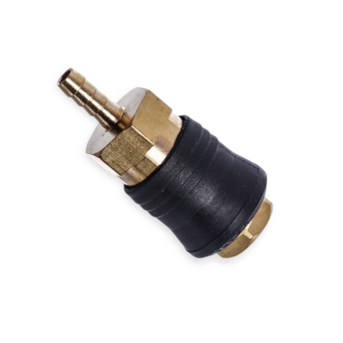 Швидкознімне з'єднання з клапаном під шланг d-6 мм, латунь "" Мукачево - фото 1