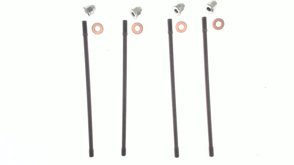 Шпильки циліндра (4шт) мотоцикл 4T CB125/150 (+гайки) Мукачево - фото 1