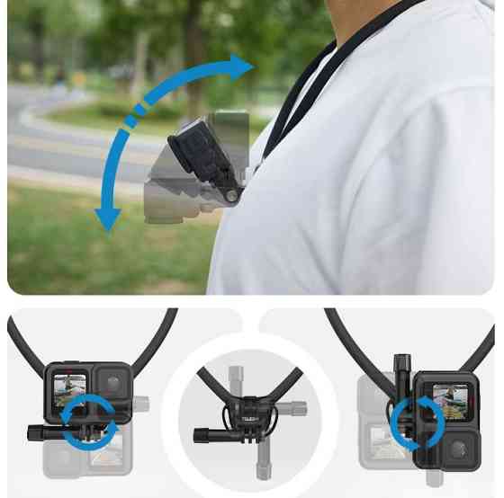 Кріплення на шию для екшн-камери з ременями на груди Telesin S2-HNB-09 Київ