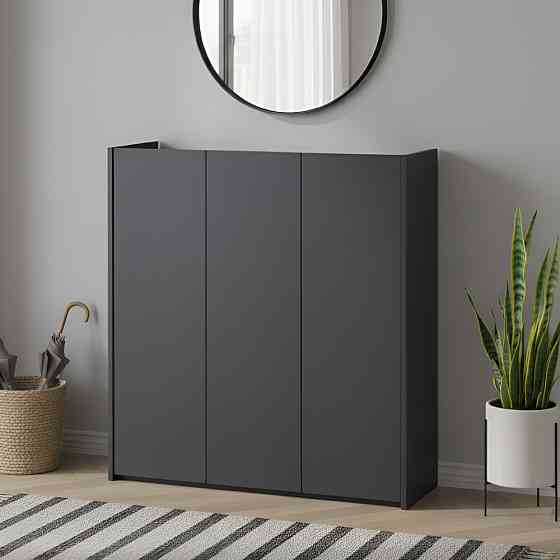 Тумба для обуви Doros Кассель Графит 3 ДСП 97х40х110 (41516211) Днепр