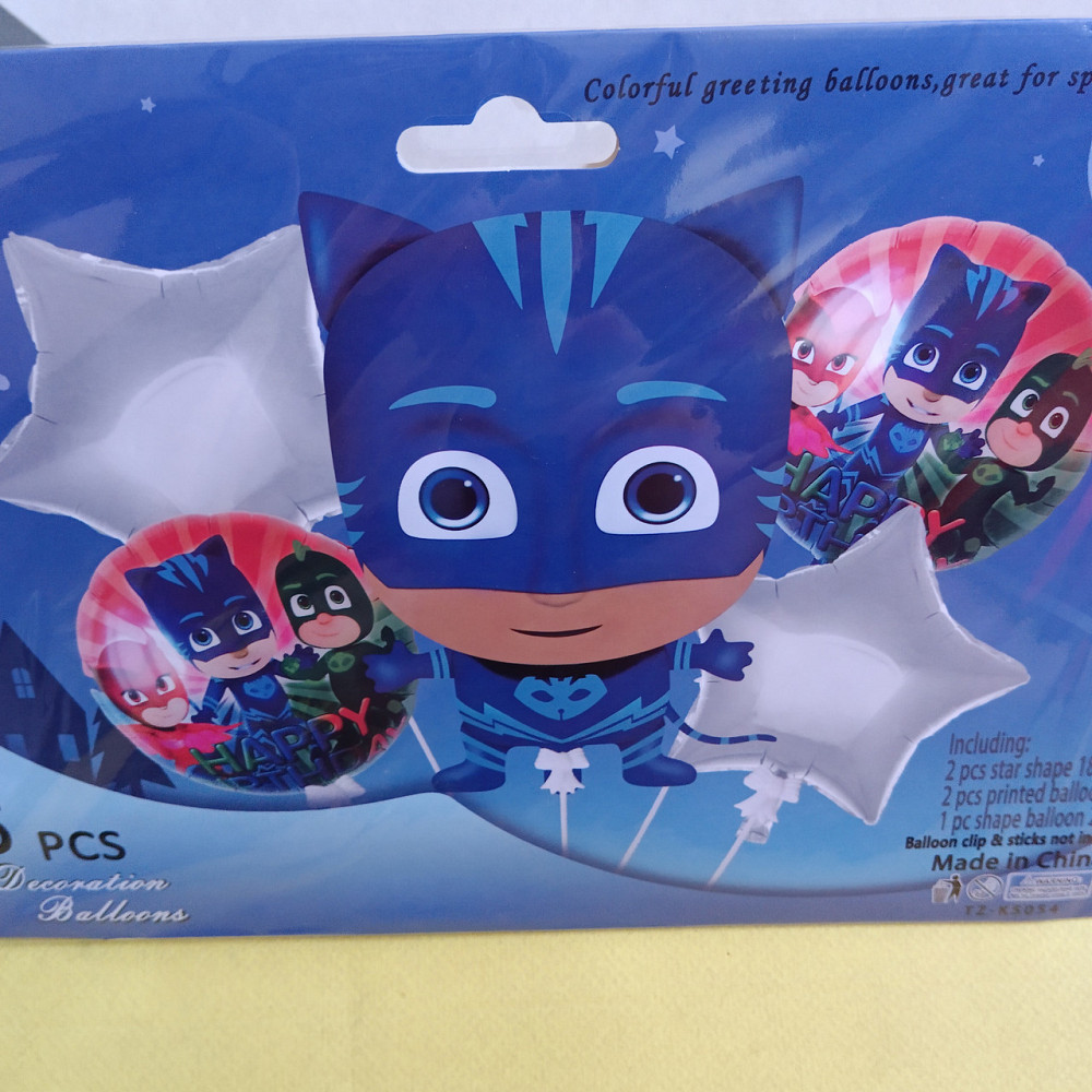 Набор воздушных шаров герои в масках Коннор/Кэтбой (5 предметов) Киев - изображение 2