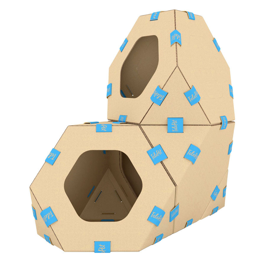 Модульний будиночок для котів ТелеПет (440х440х370 мм) Київ - фото 3