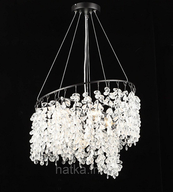 Люстра подвесная хрустальная S2484/5, Черный Киев - изображение 1