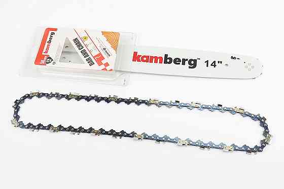 Шина 14"-1,3mm 3/8" 52зв L-42см + ланцюг 3/8"-1,3mm-52зв. квад. зуб, на блістері Киев