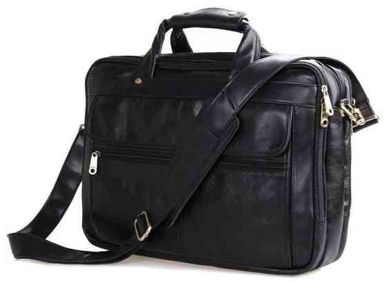 Сумка чоловіча Vintage 14242 для ноутбука 15.6 Чорна Київ
