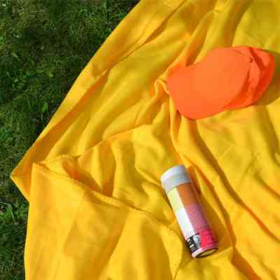 Плед Bergamo флісовий Warm у чохлі 150 х 180 см Жовтий (202311pl-05) Вінниця