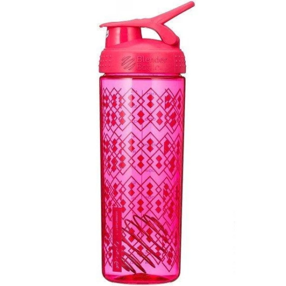 Шейкер BlenderBottle SportMixer Signature Sleek 28oz/820ml Pink Geo Lace Кам'янське
