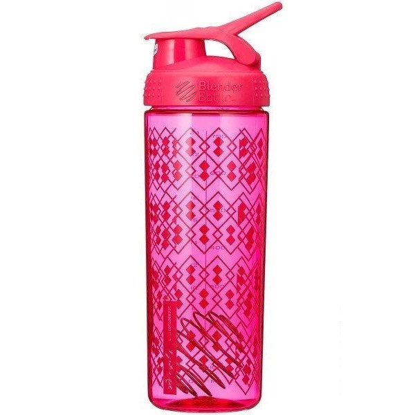 Шейкер BlenderBottle SportMixer Signature Sleek 28oz/820ml Pink Geo Lace Кам'янське - фото 3