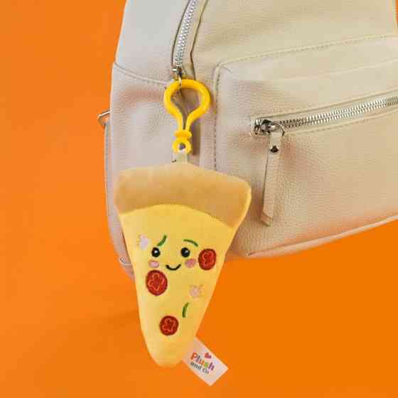 М'яка іграшка-брелок "Піца" PLC25083, розмір 12 см Вінниця