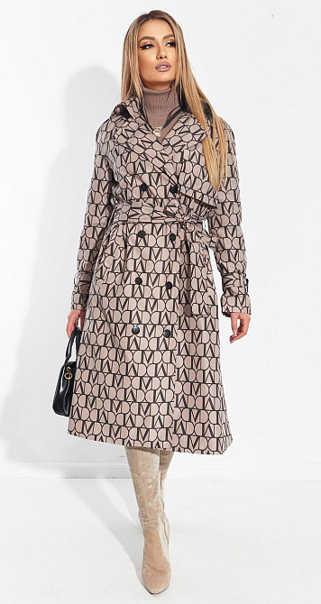 Двобортний класичний тренч (48) Київ - фото 4