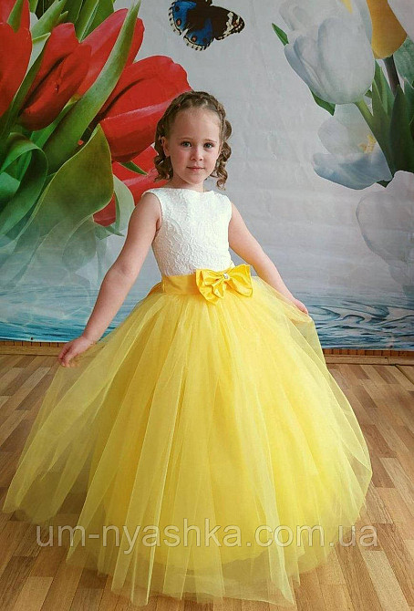 Святкова зелена сукня дитяча Лілія на 4-6 років Кривий Ріг - фото 4