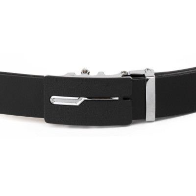 Ремень Vintage Мужской с матовой пряжкой Черный (20335) Винница - изображение 5