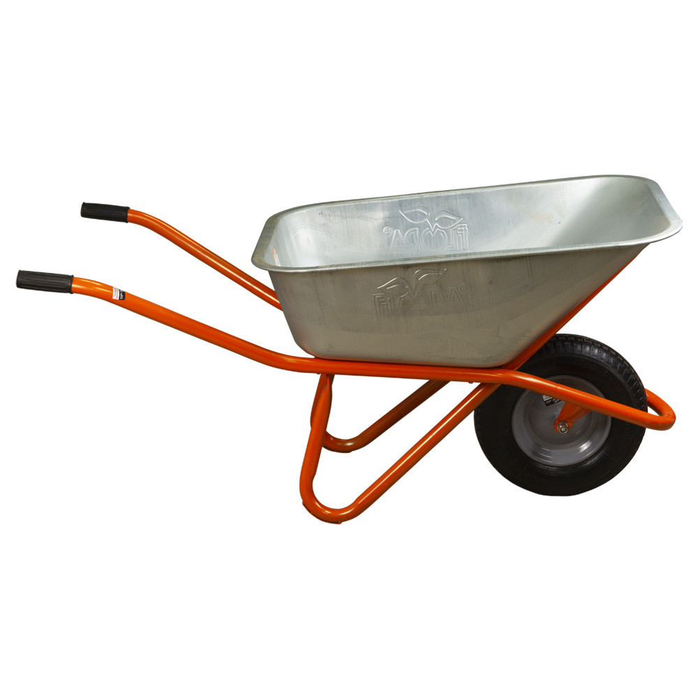 Тачка будівельна одноколісна 90 л 200 кг колесо 15" (з 5-х ЧАСтЕЙ) FLORA (5056464) Київ - фото 6