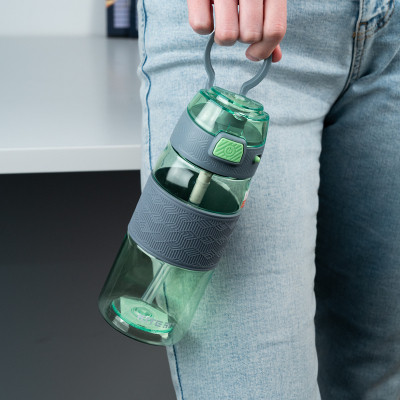 Поильник-непроливайка Kite 600 мл, зелено-серая (K24-1201-2) Винница - изображение 7