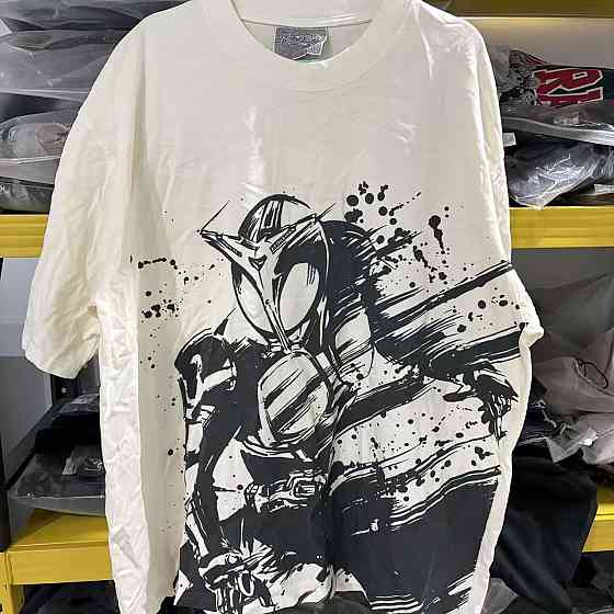 Футболка чоловіча з принтом аніме Аніме Камен Рідер Кабуто оверсайз (S/M/L) Черний Дніпро