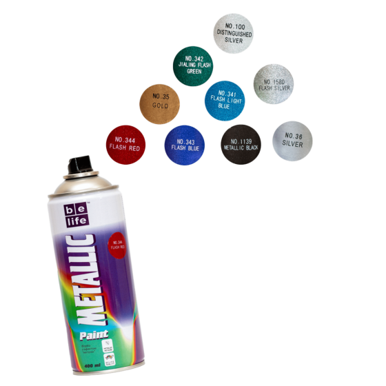 Belife краска №343 синяя металлик 400 мл Харьков