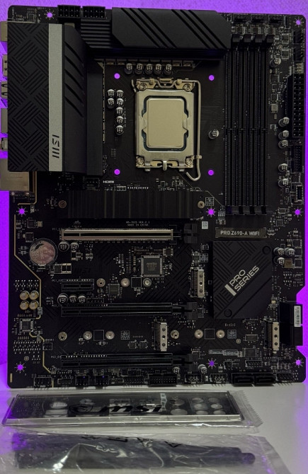 Комплект Z690 Msi, i5 14400 материнская плата, процессор. Киев - изображение 3