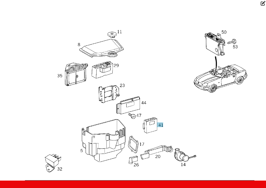 Mercedes-Benz  A0285457932 Блок керування двигуном M111 R4 2.3 л. C-class W202 SLK R170 CLK Coupe C208 CLK Cabriolet A208 C-class S202 Одеса - фото 2