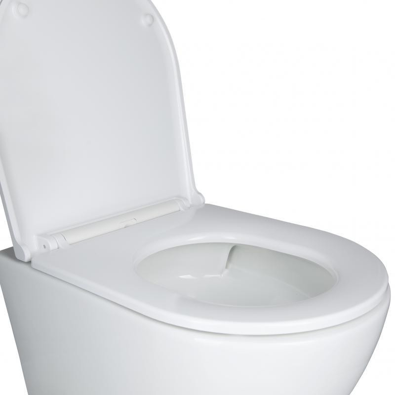 Готове рішення Qtap для ванної кімнати: підвісний унітаз Robin Ultra Quiet 490x365x325 + комплект інсталяції Nest 4 в 1 Київ - фото 3