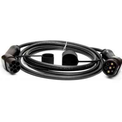 Зарядный кабель для электромобиля HiSmart Type 2 - Type 2, 32A, 7.2кВт, 1 фазний, 5м (EV200016) Винница