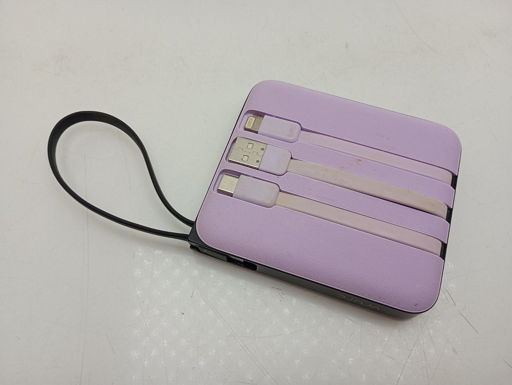 Портативний павербанк VRURC T1173 10000mAh (товар вживаний) Луцк - изображение 2