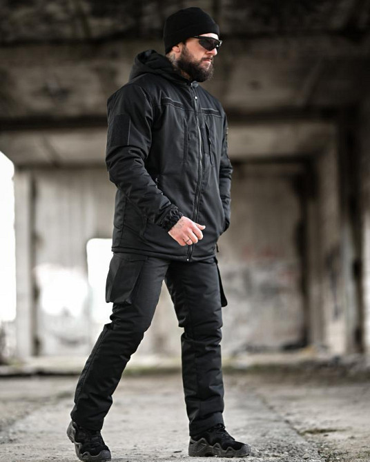 Зимовий тактичний костюм NORTHERN чорний Т46563 Одеса - фото 3