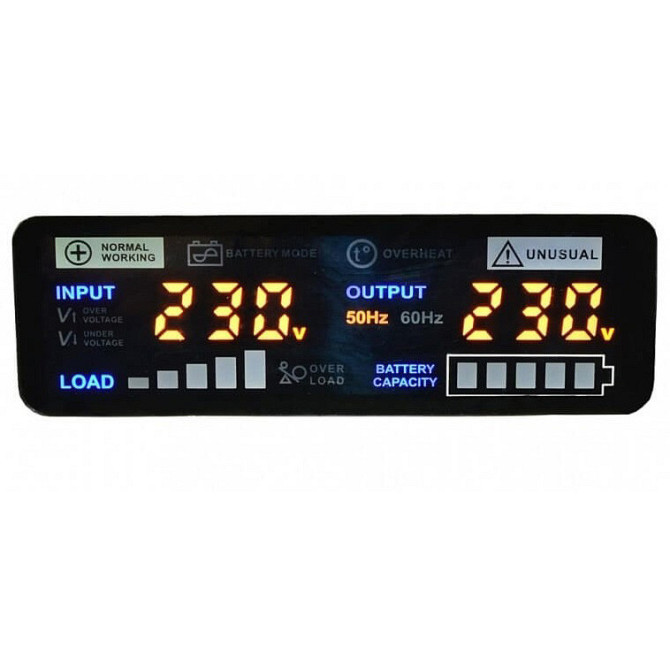 Гібридний ДБЖ інвертор Volt Polska SINUS PRO 1000E 12V 220V 700/1000W (3SP091012E) Київ - фото 5