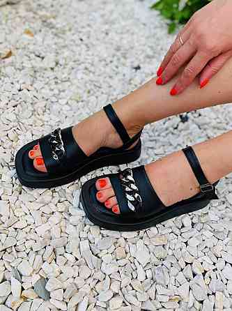 Asti Босоніжки жіночі ASTI P06 чорні (літо, шкіра натуральна) (4431) Коломыя