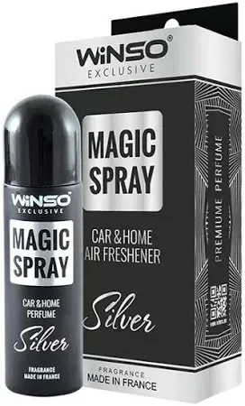Ароматизатор повітря WINSO Magic Spray SILVER 30 мл – Свіжість, енергія та витонченість Ковель - фото 1