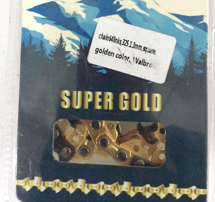 Цепь бензопила 325, 1.3mm, 64зв, супер зуб (, золотая) Мукачево - изображение 1