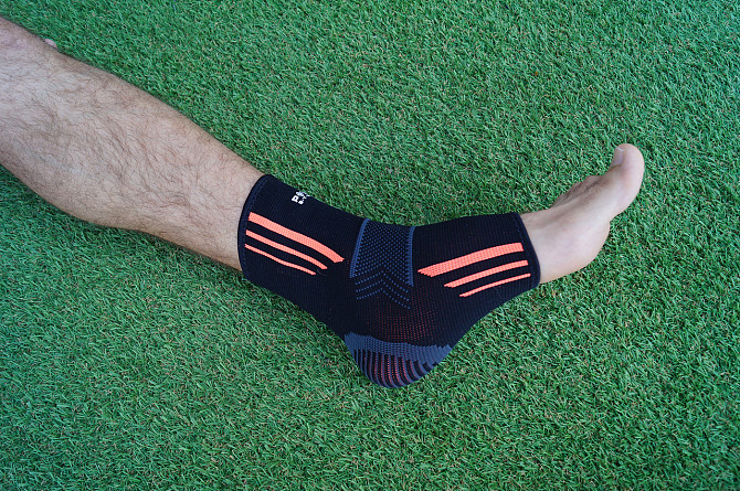 Бандажі на гомілкостоп Power System PS-6022 Ankle Support Evo Black/Orange L (пара) Каменское - изображение 9