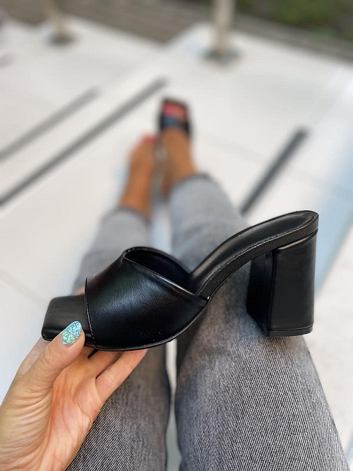 ARLEN Шльопанці жіночі ARLEN Ш-Амина чорні (літо, шкіра натуральна) (4878) Коломия - фото 3