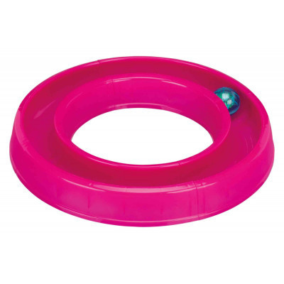 Іграшка для котів Trixie Ball Race Змійка-вісімка з м'ячиком 65x31 см (рожева) (4011905414133) Вінниця - фото 2