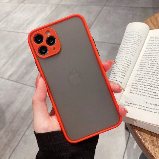 Чехол Funda Bumper Mat Case for iPhone 12Mini Red Киев - изображение 1