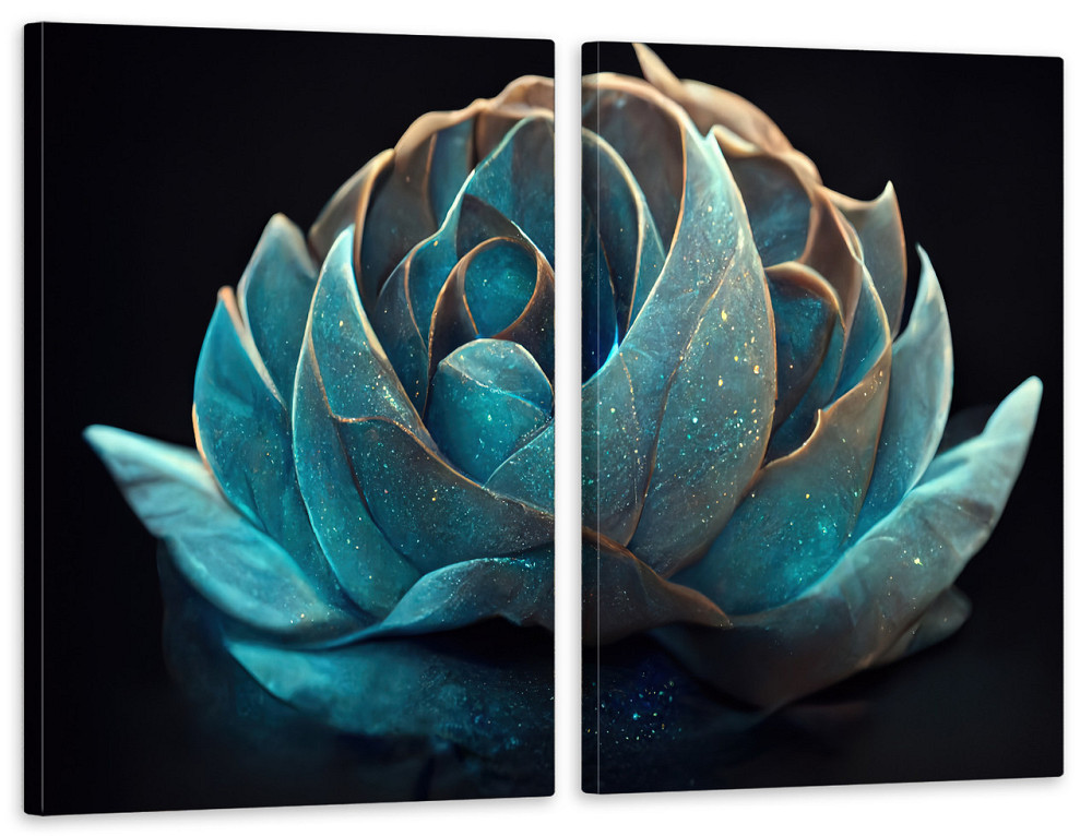 Модульна картина у вітальню/ спальню  Квітка Лотос   TLV-2_131 Київ - фото 1