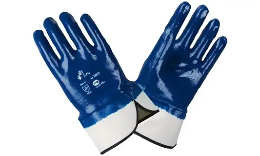 Рукавички БМС широкий манжет, сині, розмір 10 Харків - фото 2