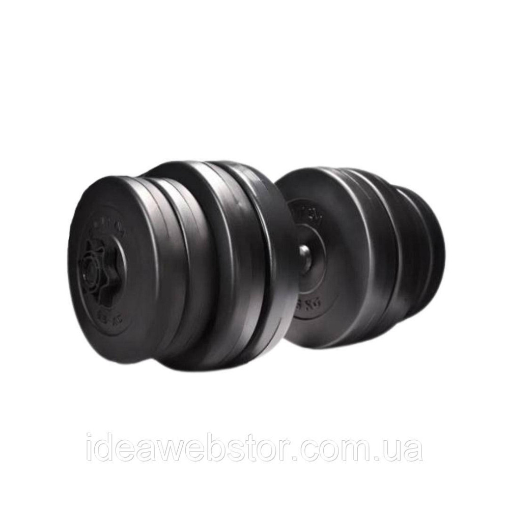 Гантель ELITUM 31 кг композитная спортивная для тренировок дома и спортзала Киев - изображение 9