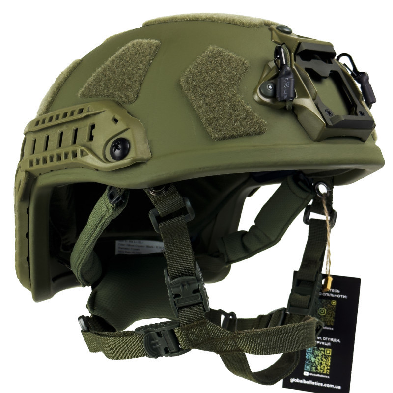 Защитный шлем каска FAST Hight Cut (класс IIIA NIJ) размер L Оливковый Винница - изображение 1