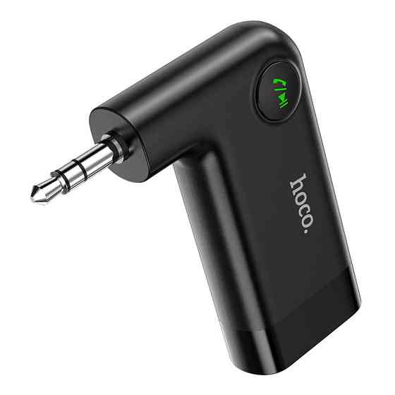 Bluetooth-ресивер HOCO E53 Dawn sound in-car AUX wireless receiver Black Одеса